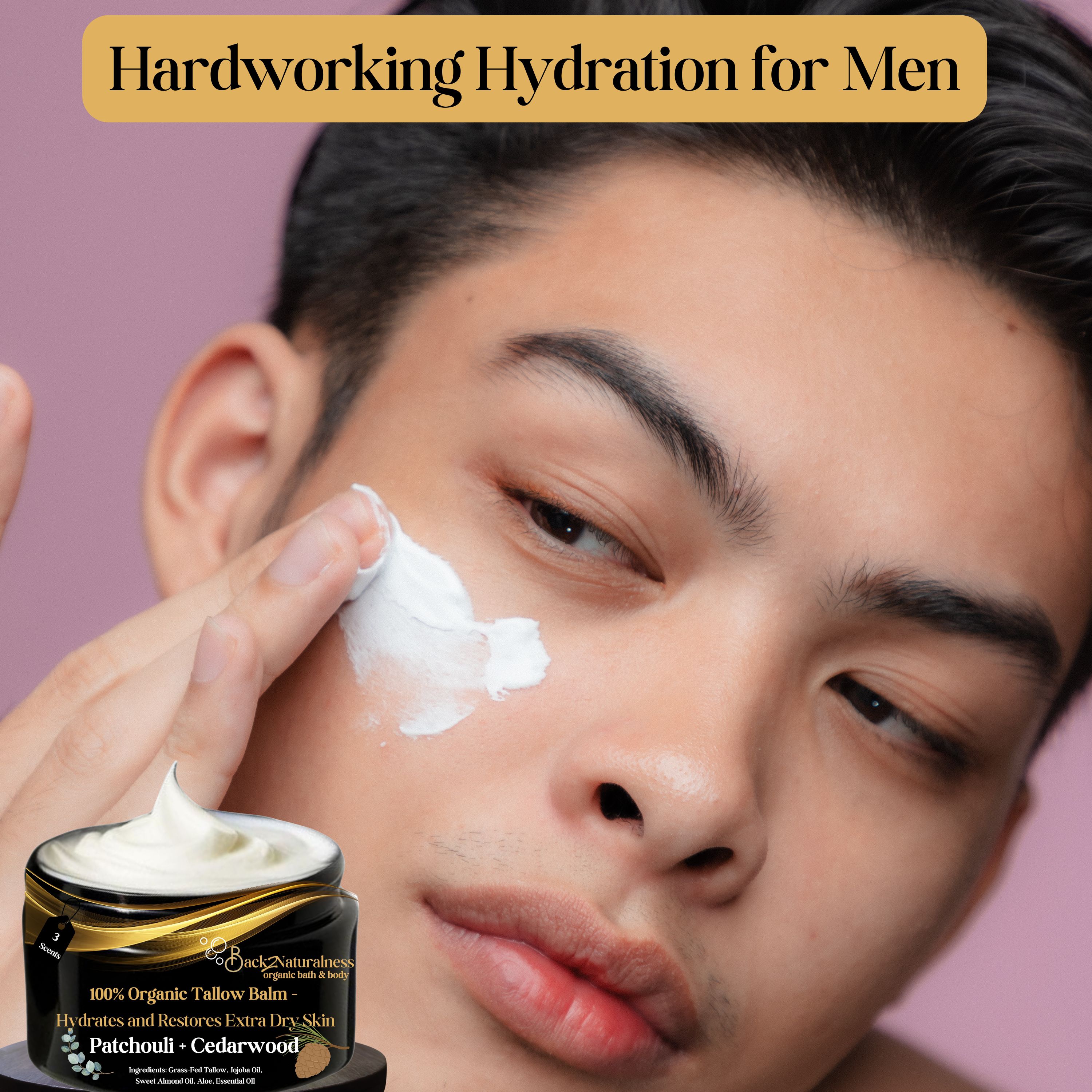 Tallow Cream for Face and Body- For Ultra-Dry Skin - Moisturizing Cream 