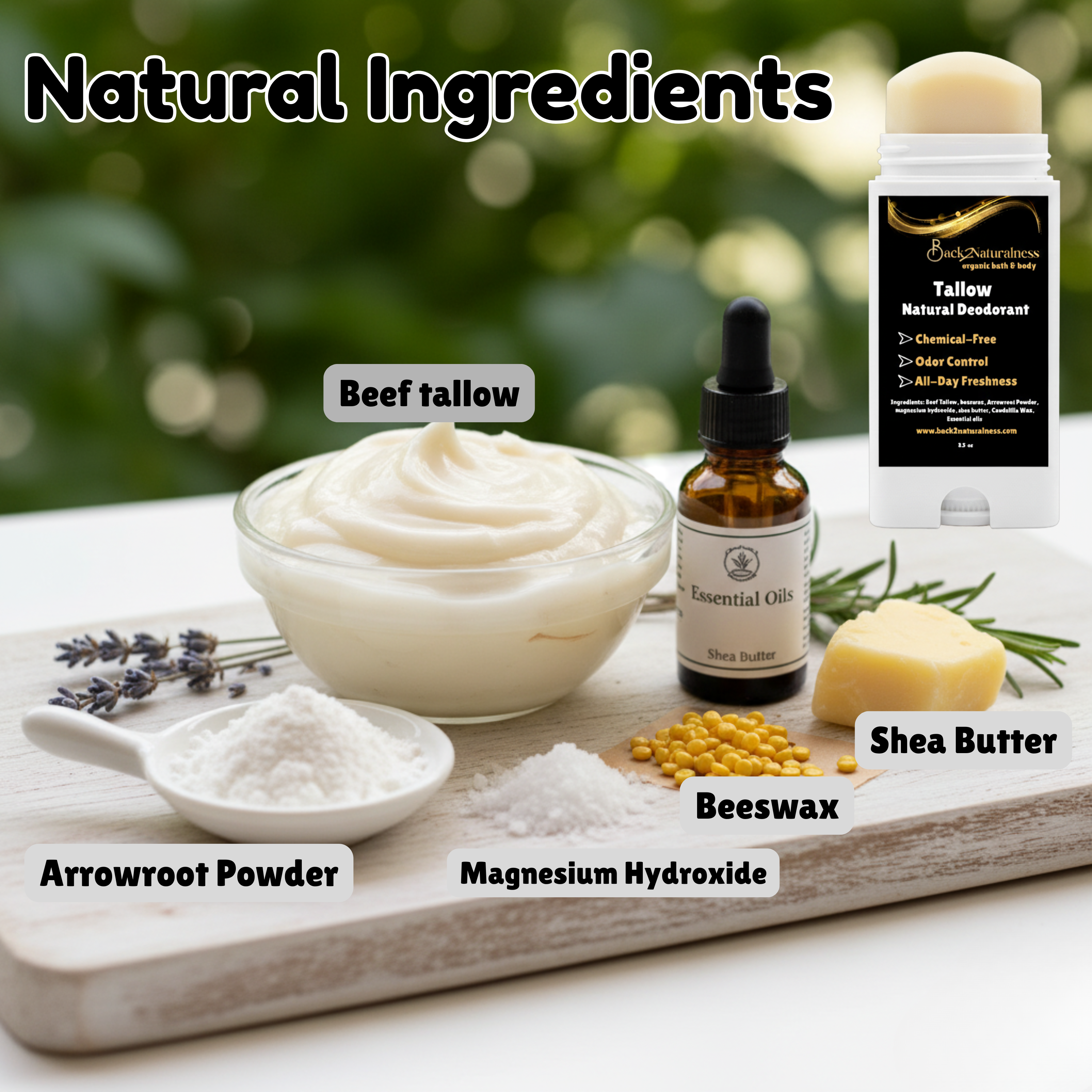 Tallow Natural Deodorant