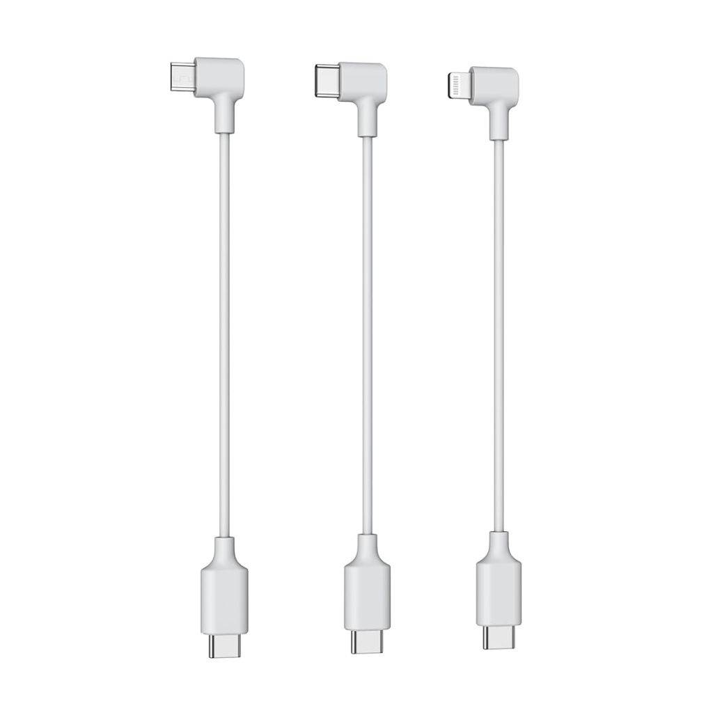 Set de Cables USB OTG microUSB / USB C / Lightning Potensic