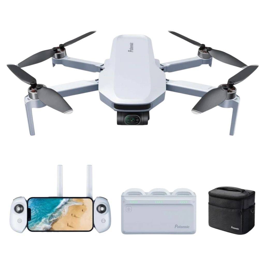 Dron Potensic ATOM Fly More Combo Bolso + Cargador + 3 Baterías