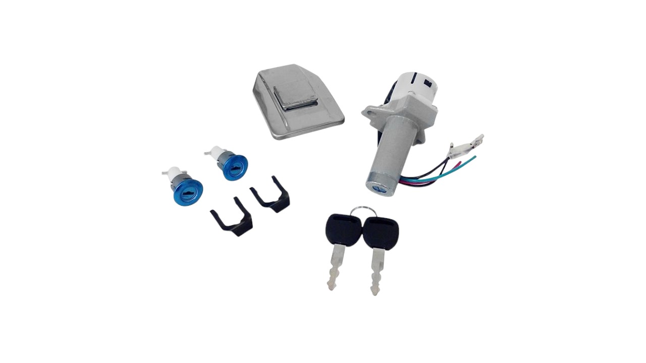 Interruptor de encendido (switch) con llave, cerraduras y tapón  para Honda CGL 125 tool, marca Roda