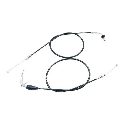 Cable de acelerador 1 y 2 para Yamaha YBR 125, marca Steel