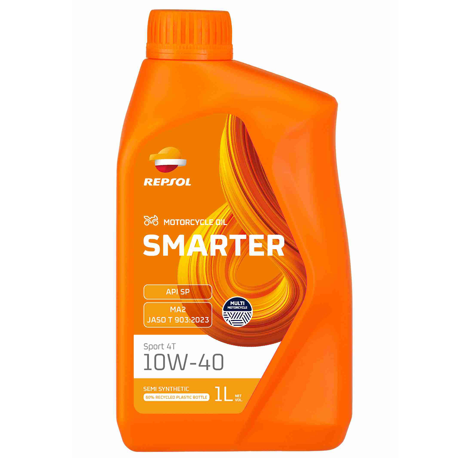 Aceite para motocicleta Repsol Smarter 10W-40, 1L