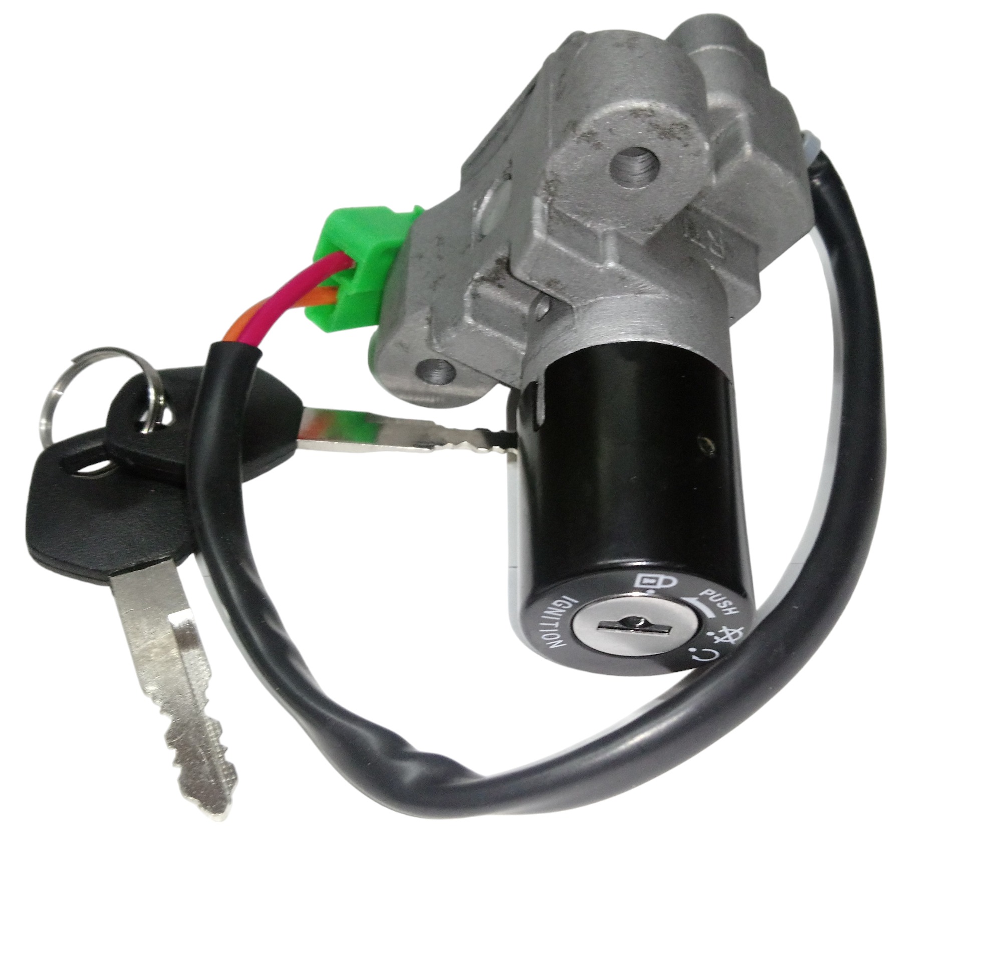 Interruptor de encendido (switch) con llave para Suzuki Gixxer 155, marca Roda