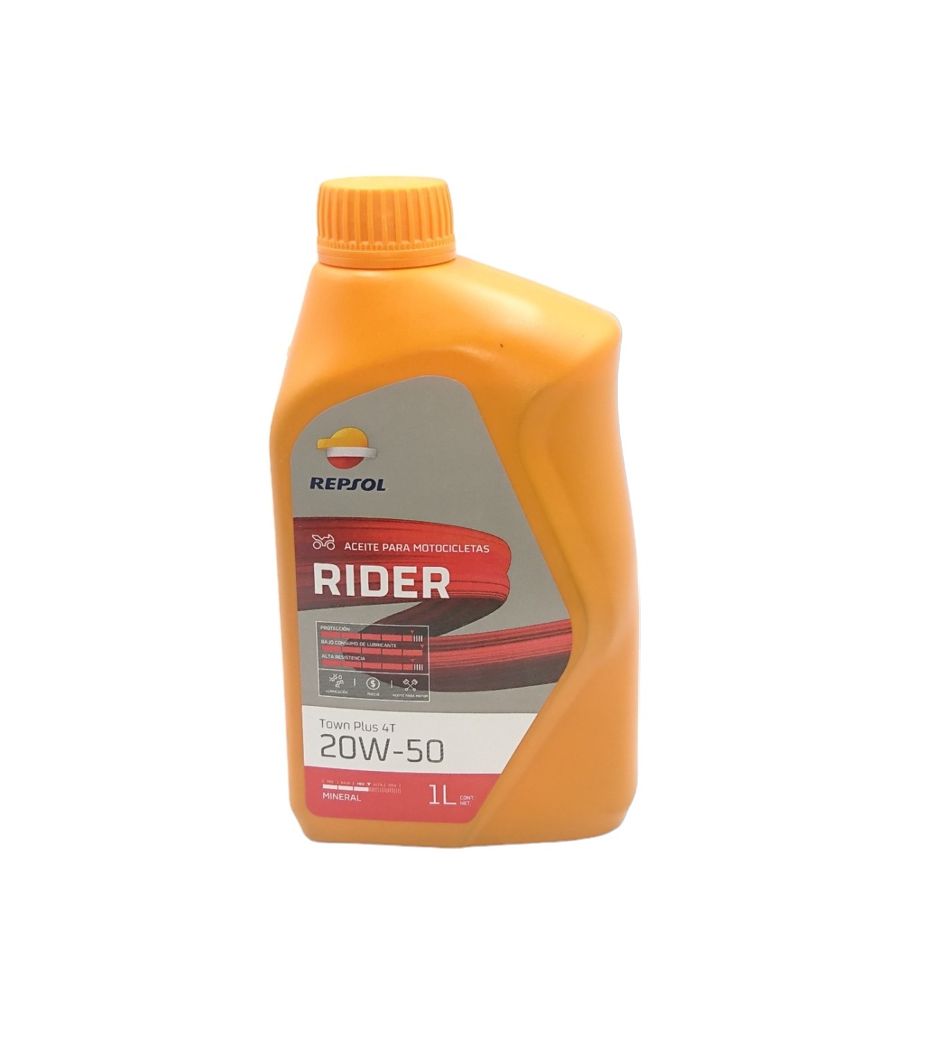 Aceite Repsol 20W-50 4T, mineral 1L
