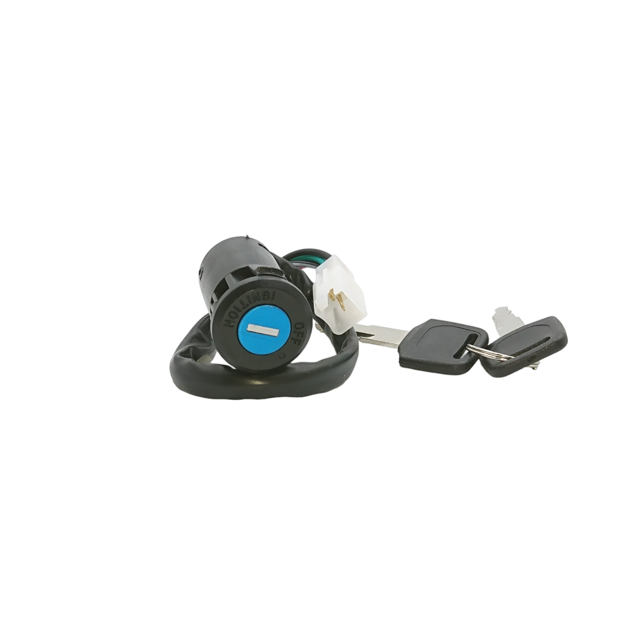 Interruptor de encendido (switch) con llave para Italika FT 125 clásica, marca Roda