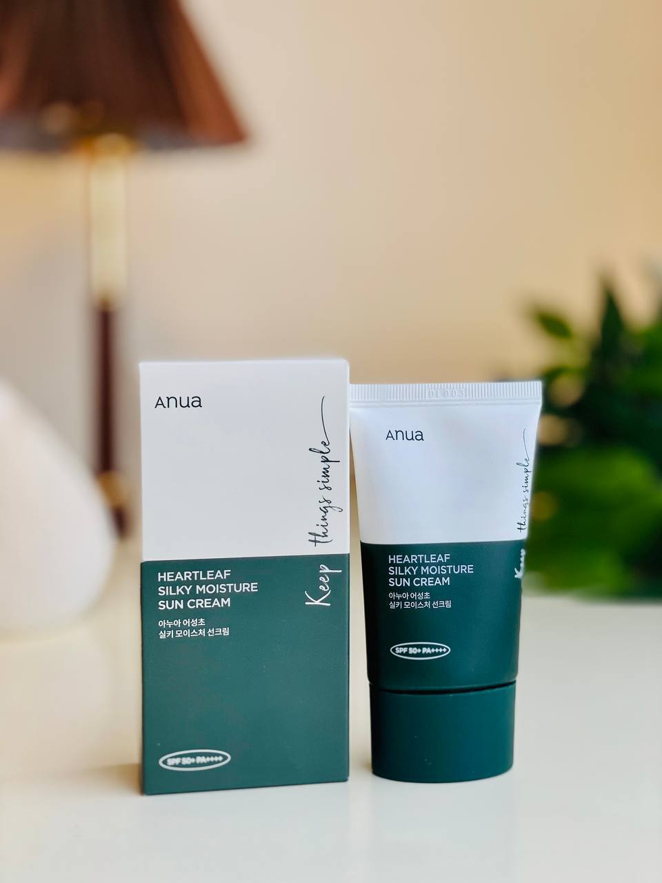 Anua Heartleaf Silky Moisture Sun Cream