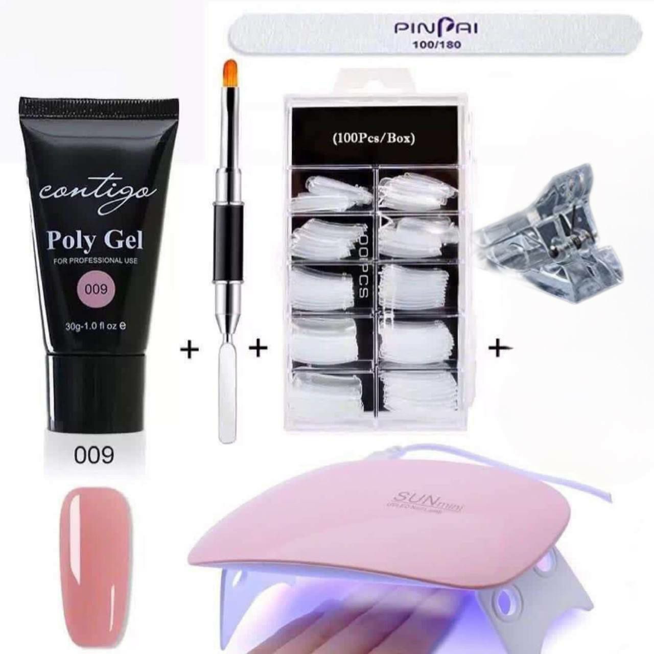Poly Gel Nail Extension Kit