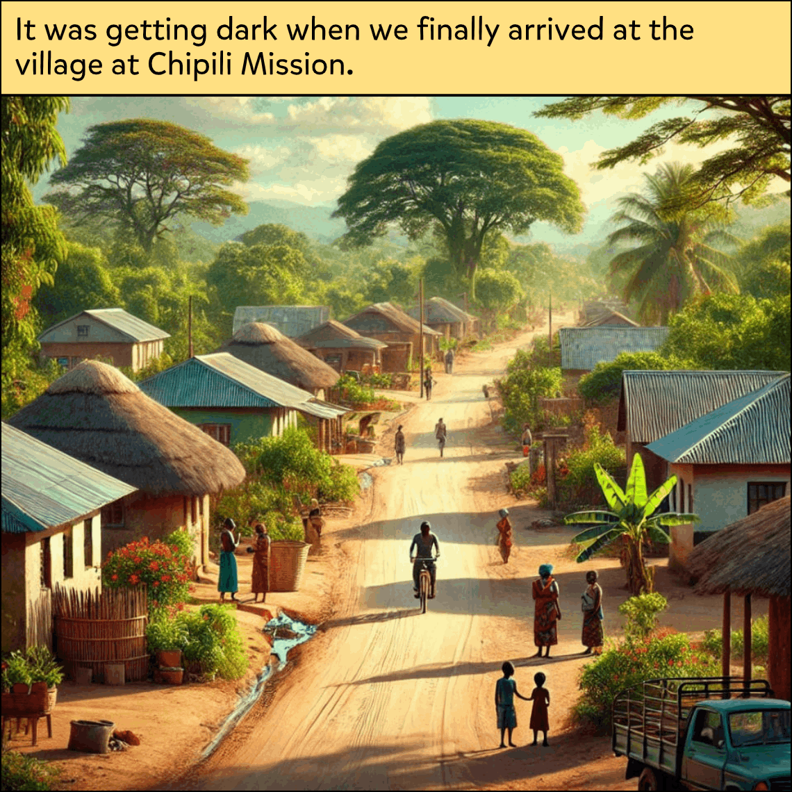 Mwaka Goes To Zambia - Bemba Learners Comic eBook Series