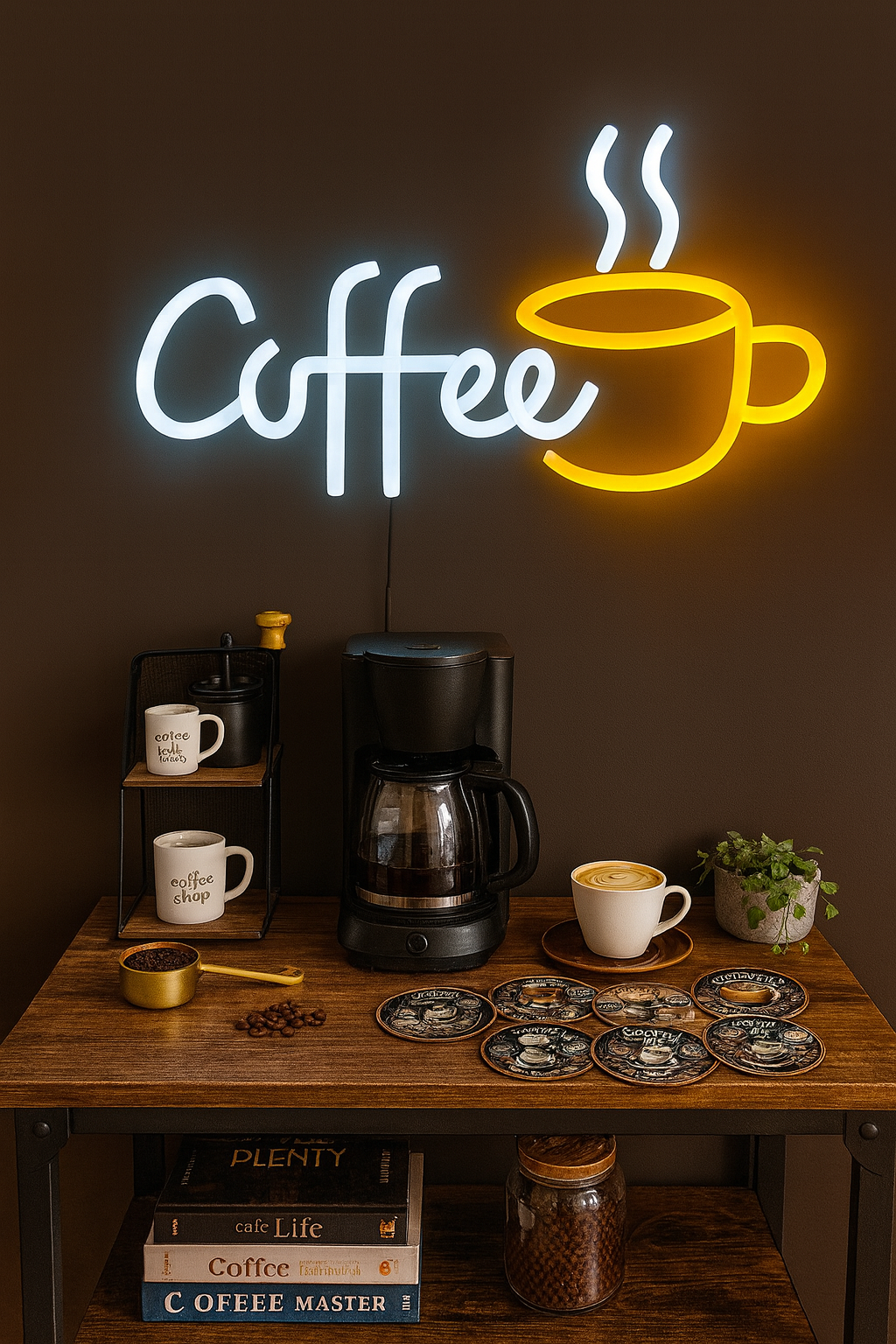 Juego 8 Posavasos Temáticos de Café