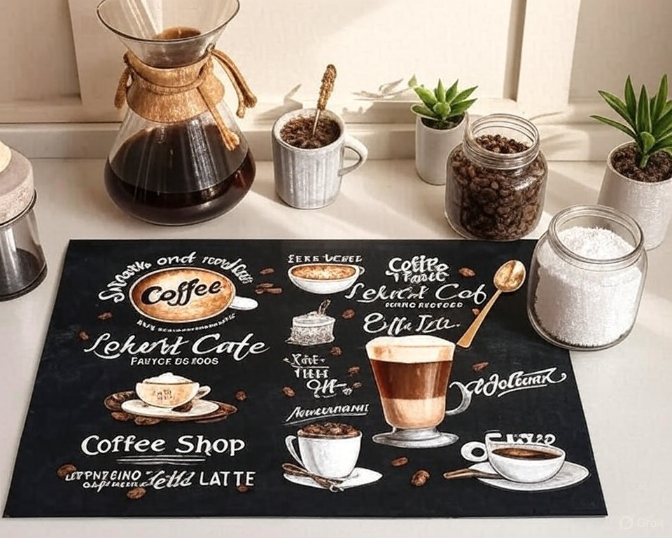 Almohadilla (pad) decorativo de café