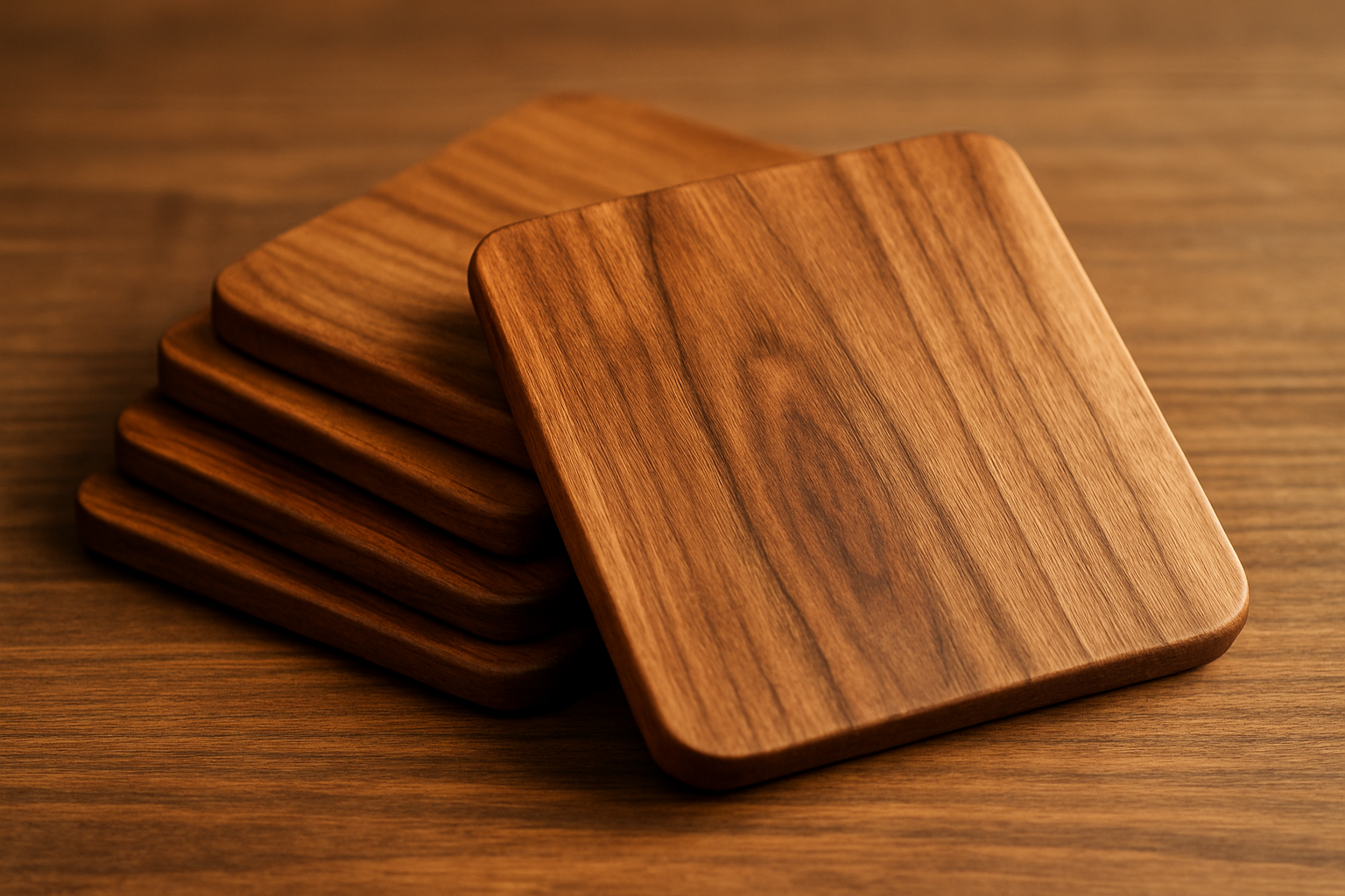 Handcrafted Wooden Coasters