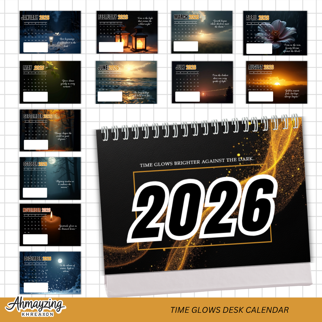 8 Themes A4 Wall Calendars 