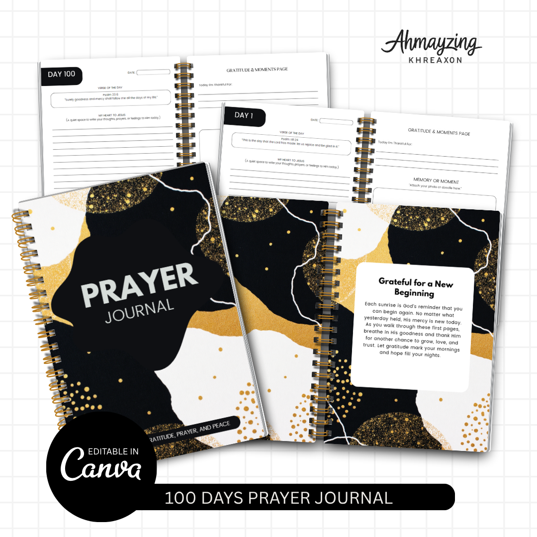  100 Days Prayer Journal Bundle for a Cause