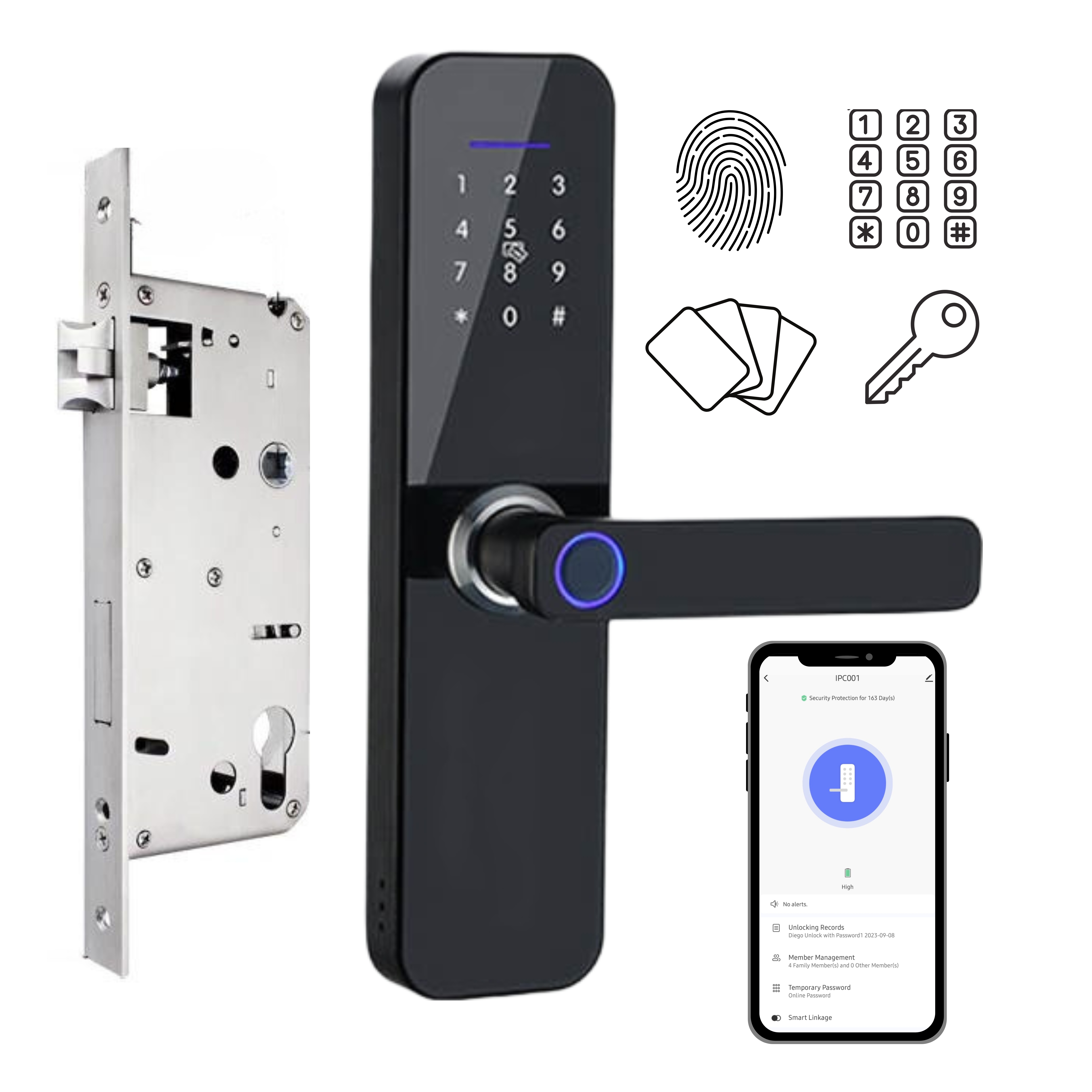 Cerradura manija IPC001