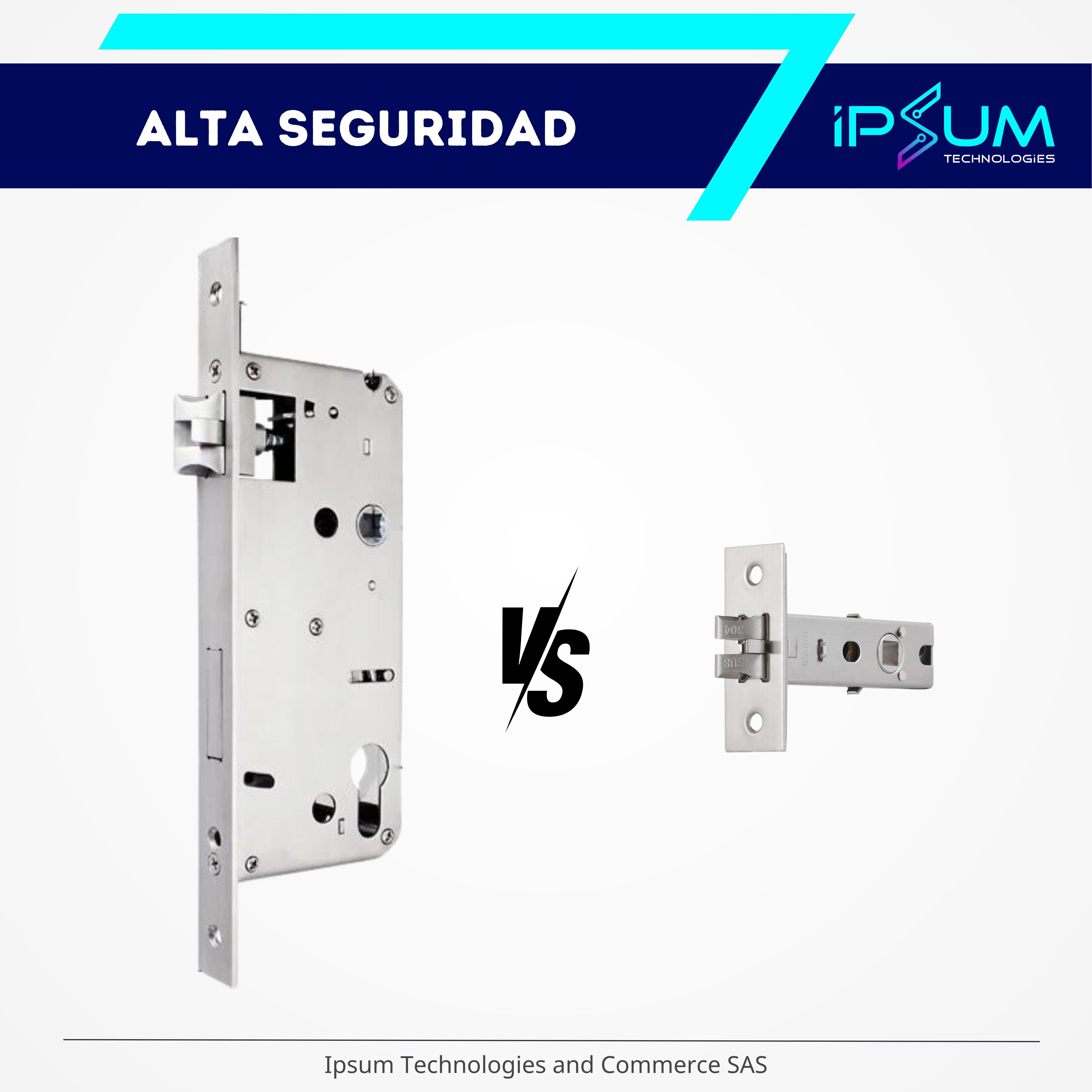 Cerradura manija IPC001