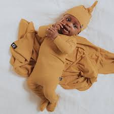 Baby Mustard Yellow Onesie Set