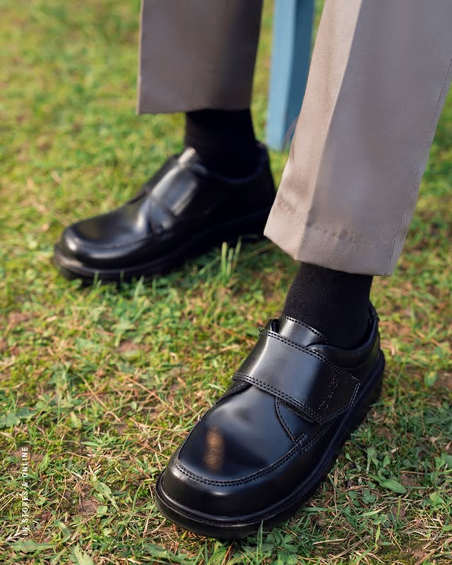 Classic Black Leather Loafers