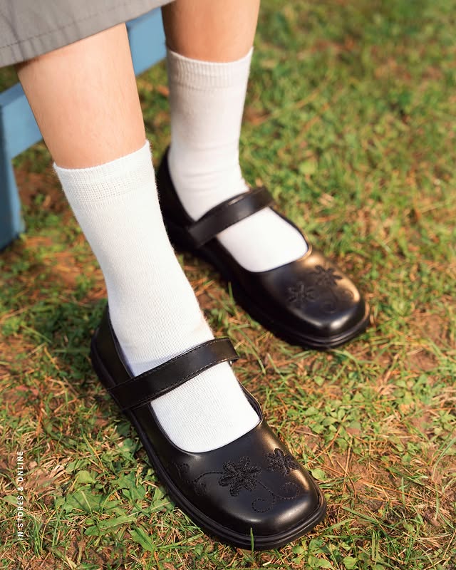 Children's Black Mary Jane Shoes