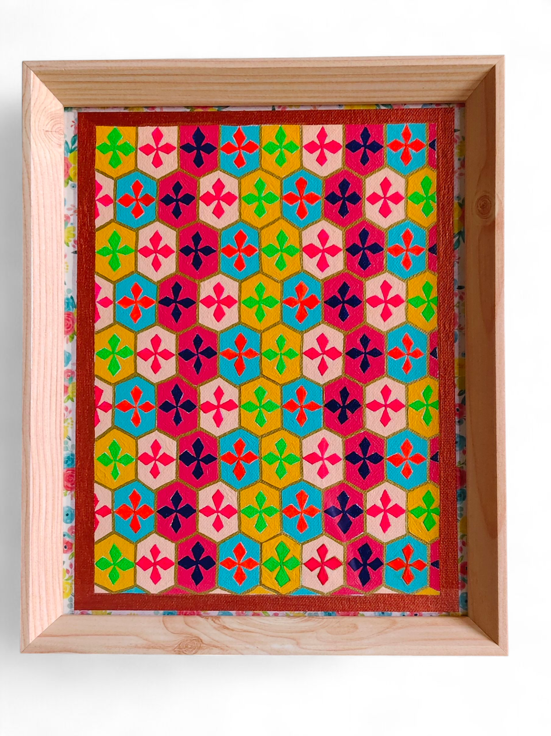 Tessellated Painting in Acrylic , 9.5*11.5 inch