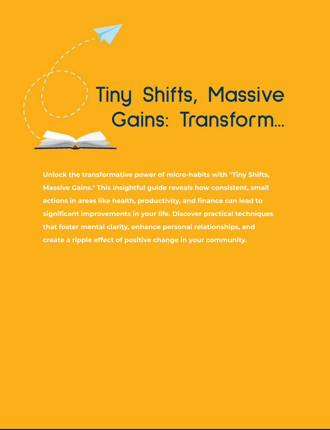 [e-book] Micro Habits: Tiny Shifts, Massive Gains
