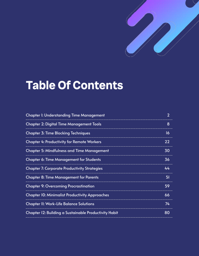 [e-book] Mastering Time: The Ultimate Guide to Productivity for Busy Professionals