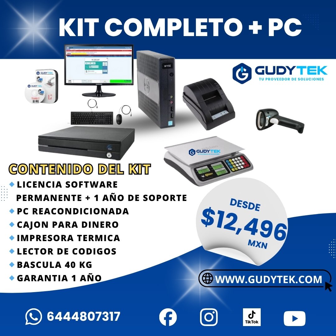 SISTEMA POS (KIT PUNTO DE VENTA)