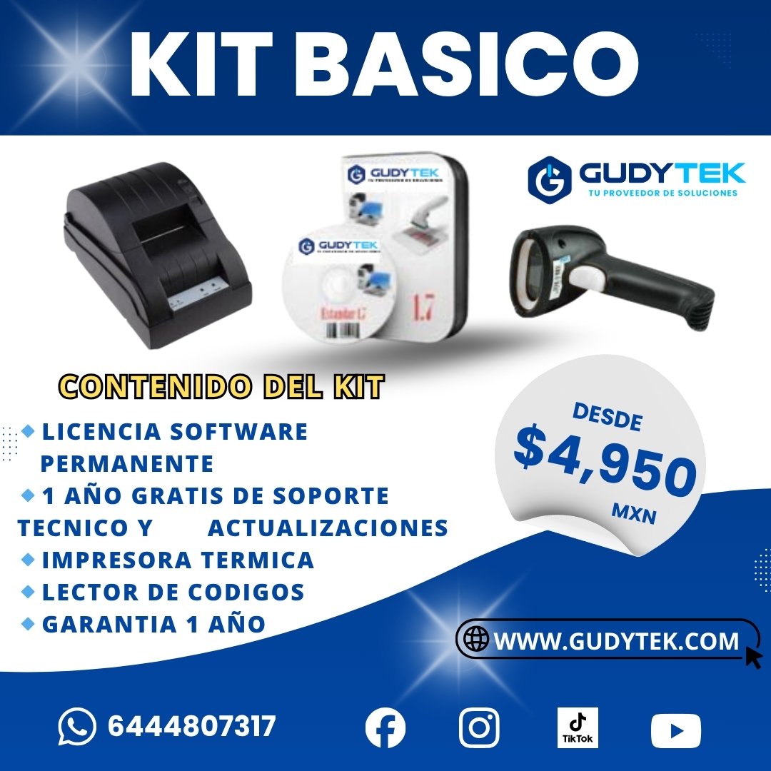 SISTEMA POS (KIT PUNTO DE VENTA BASICO)
