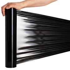 Rollo de film stretch negro 20" X 1.5 kilos