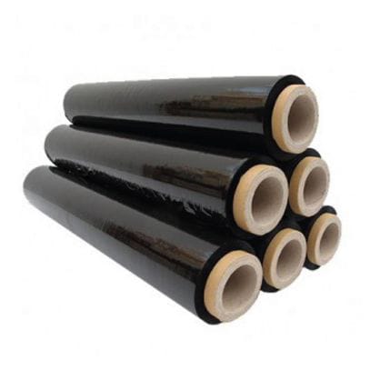 Rollo de film stretch negro 20" X 1.5 kilos