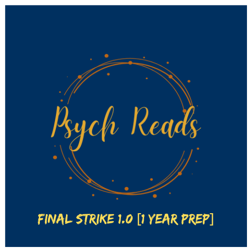 Psych Reads : Final Strike 1.0