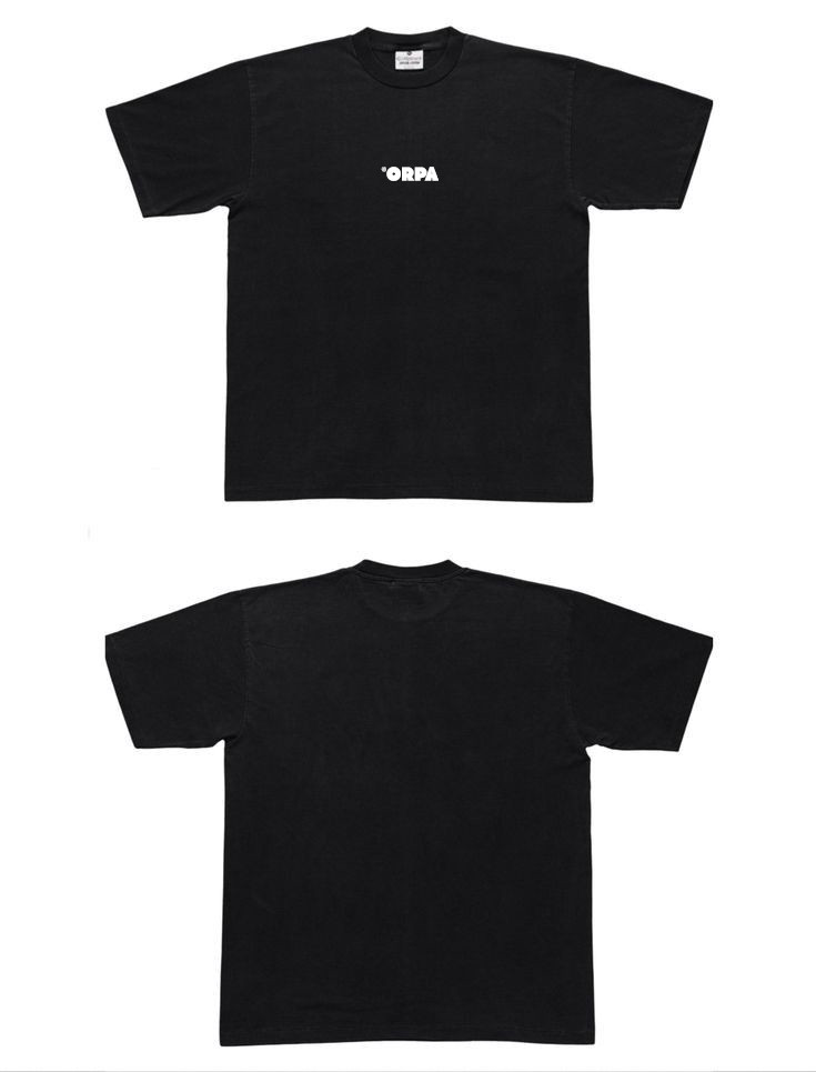 T-shirt noir 'ORPA'