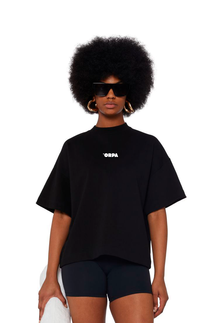T-shirt noir 'ORPA'