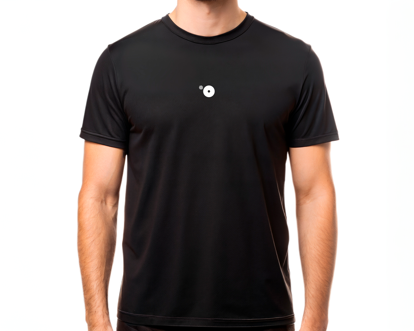 T-shirt noir avec icône Orpa 