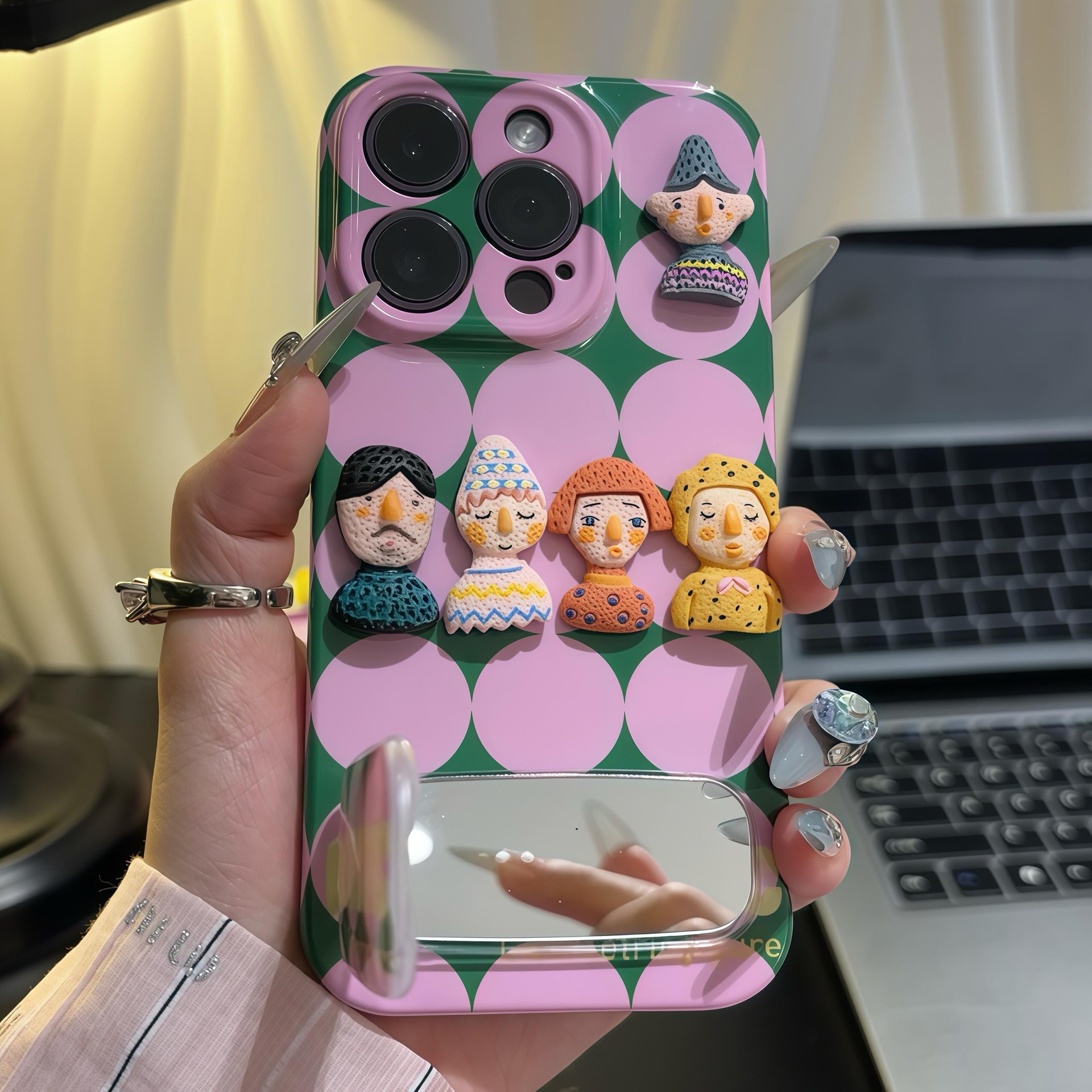 Decorative Cartoon Character iPhone Case