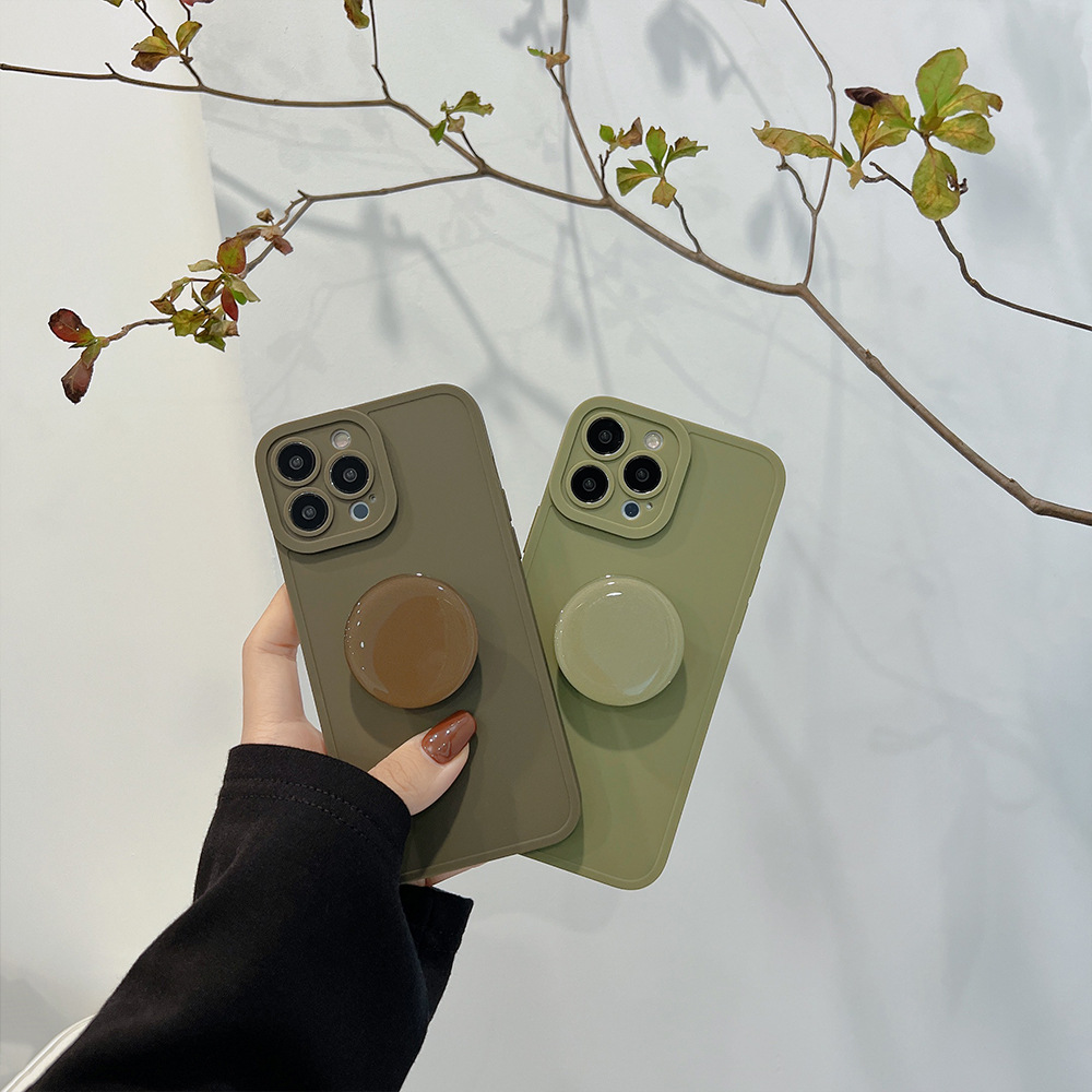 Minimalist and classic with rounded stand at back Phone Case 