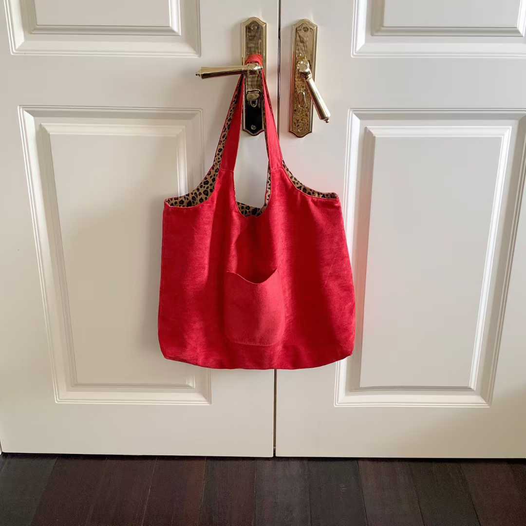 Leopard Print Convertible Tote Bag