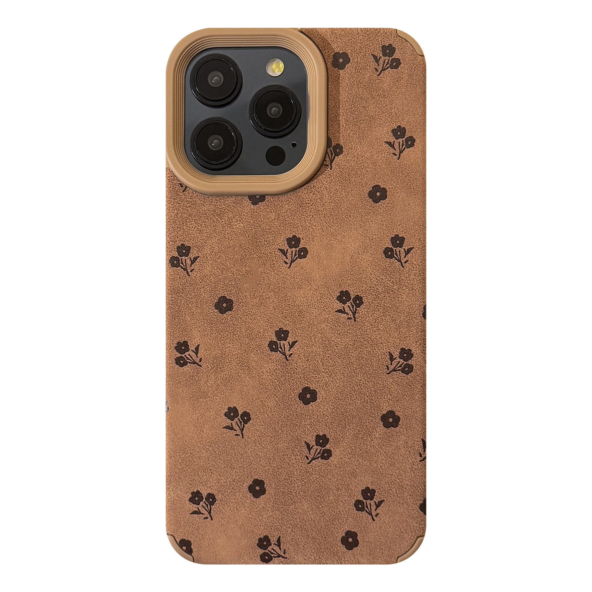 Chic Flora vegan leather phone case 