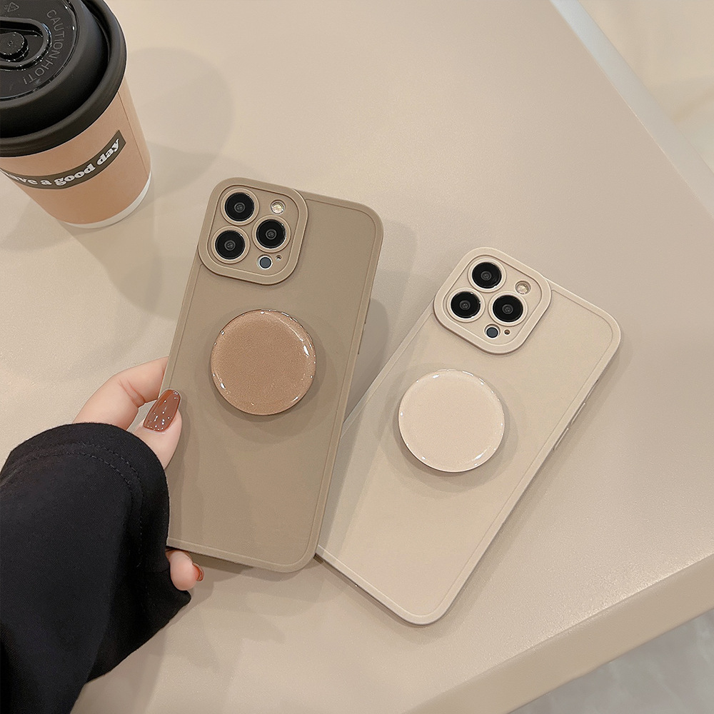 Minimalist and classic with rounded stand at back Phone Case 