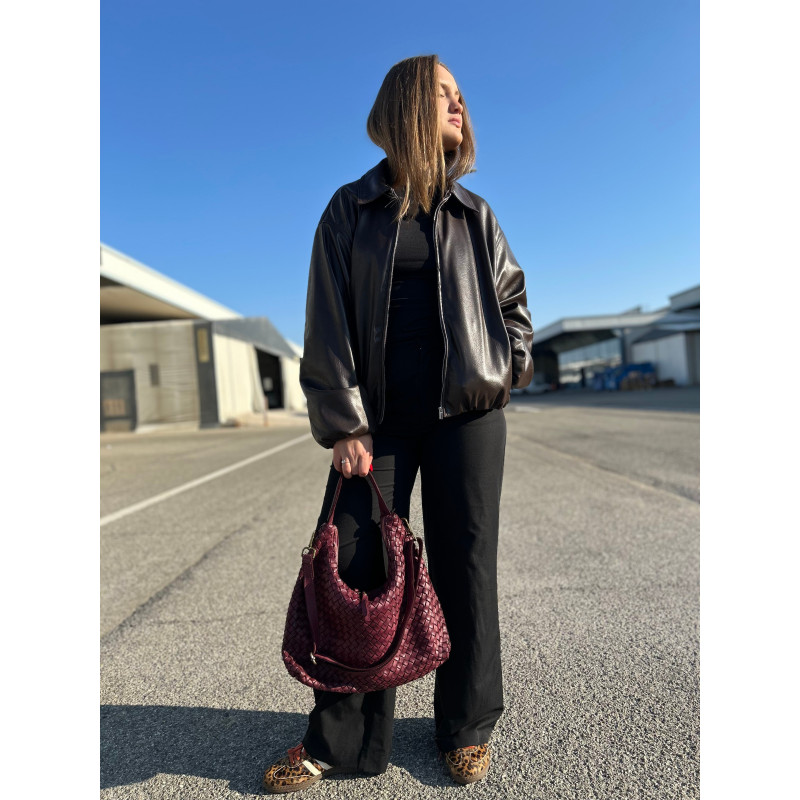  תיק עור איטלקי אשה ורה פלה מיוצר באיטליה שלל צבעים איכות מנצחת