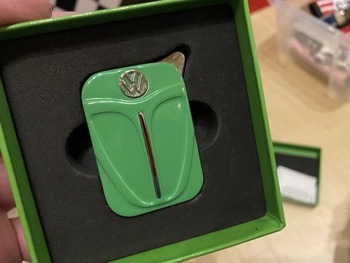 VW Käfer Feuerzeug - Grün - (231087016)