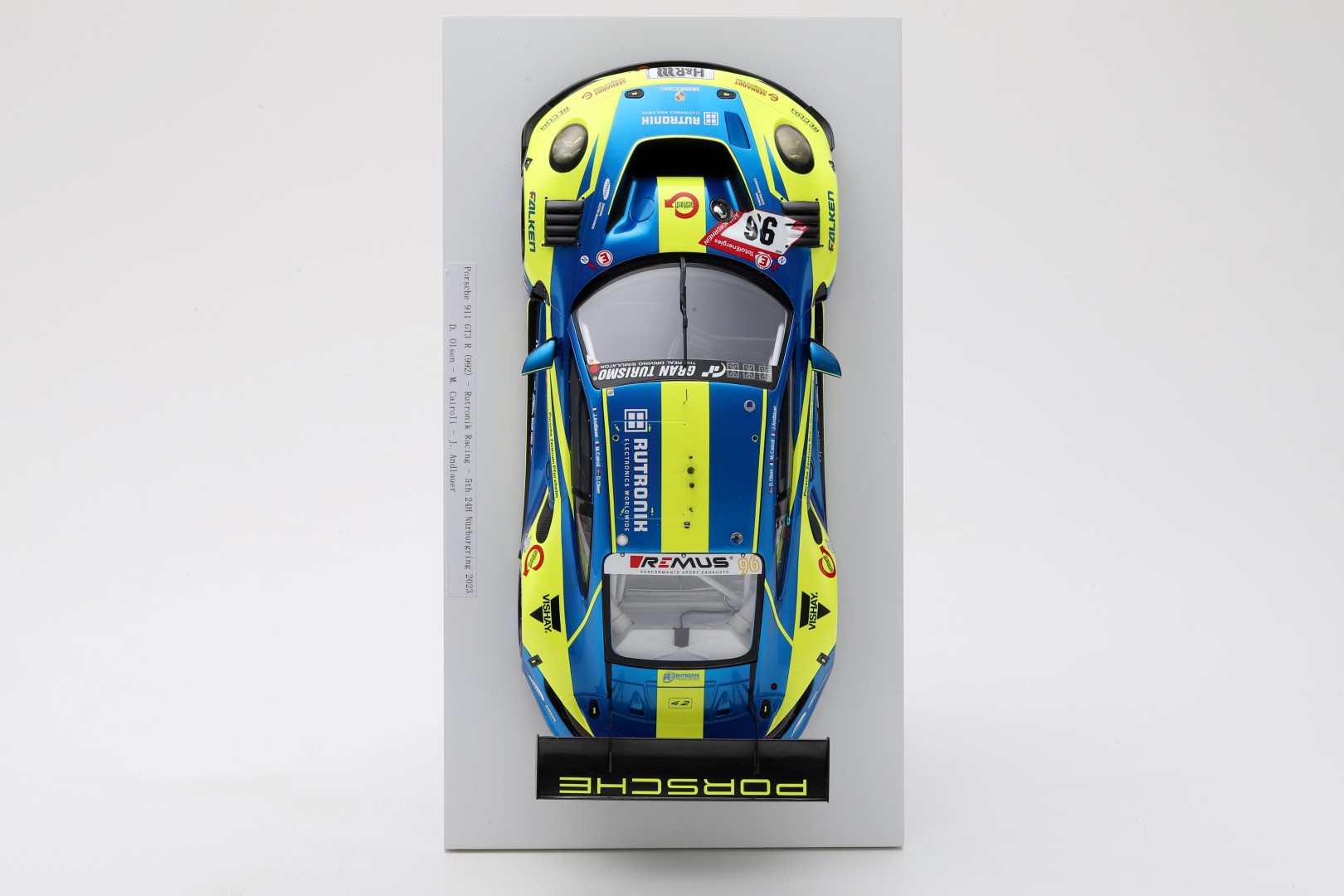 Porsche 911 GT3 R - #96 - Rutronik Racing - 24H Nürburgring 2023 - (FF031)