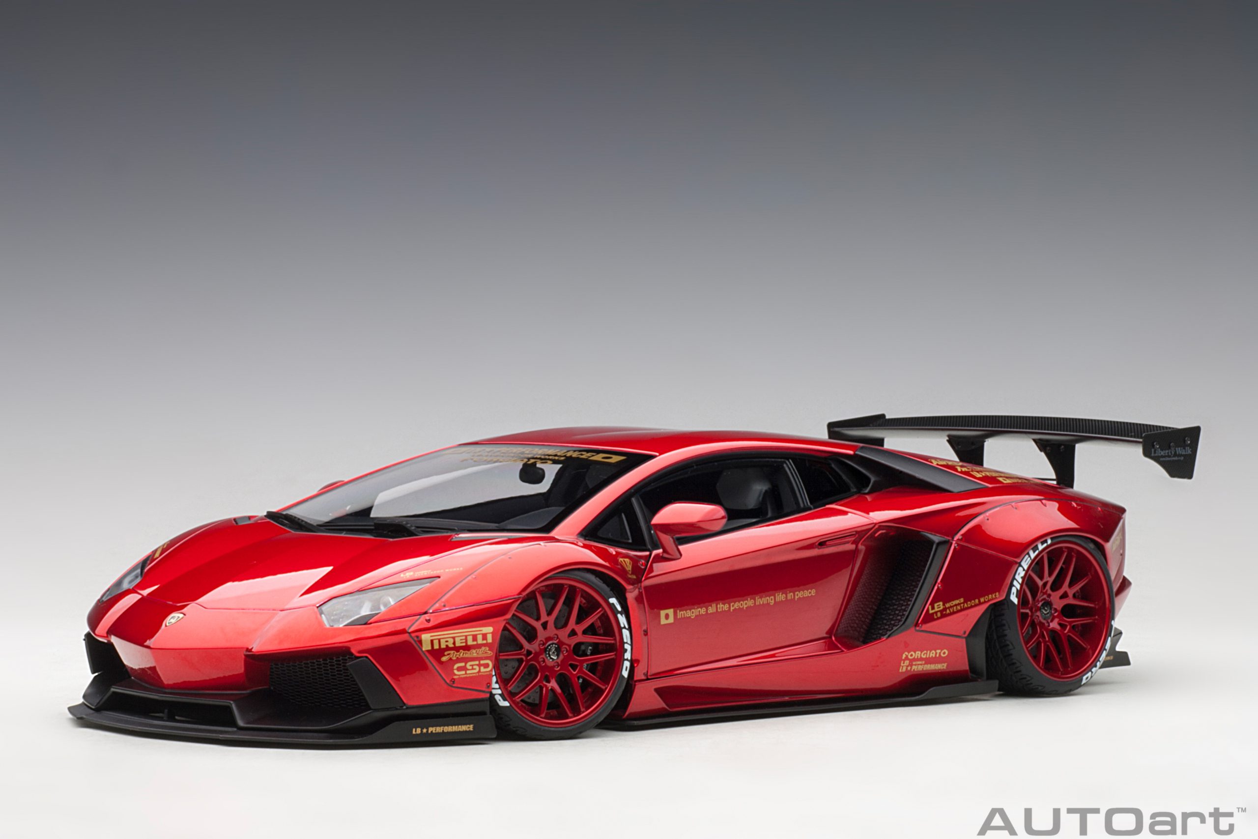 Lamborghini Aventador LB-Works - Metallic Rot - (79109)