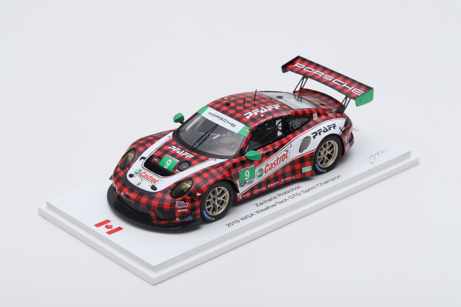 Porsche 911 GT3 R - #9 - IMSA GTD Sprint Champion 2019 - (FF001/FF002)