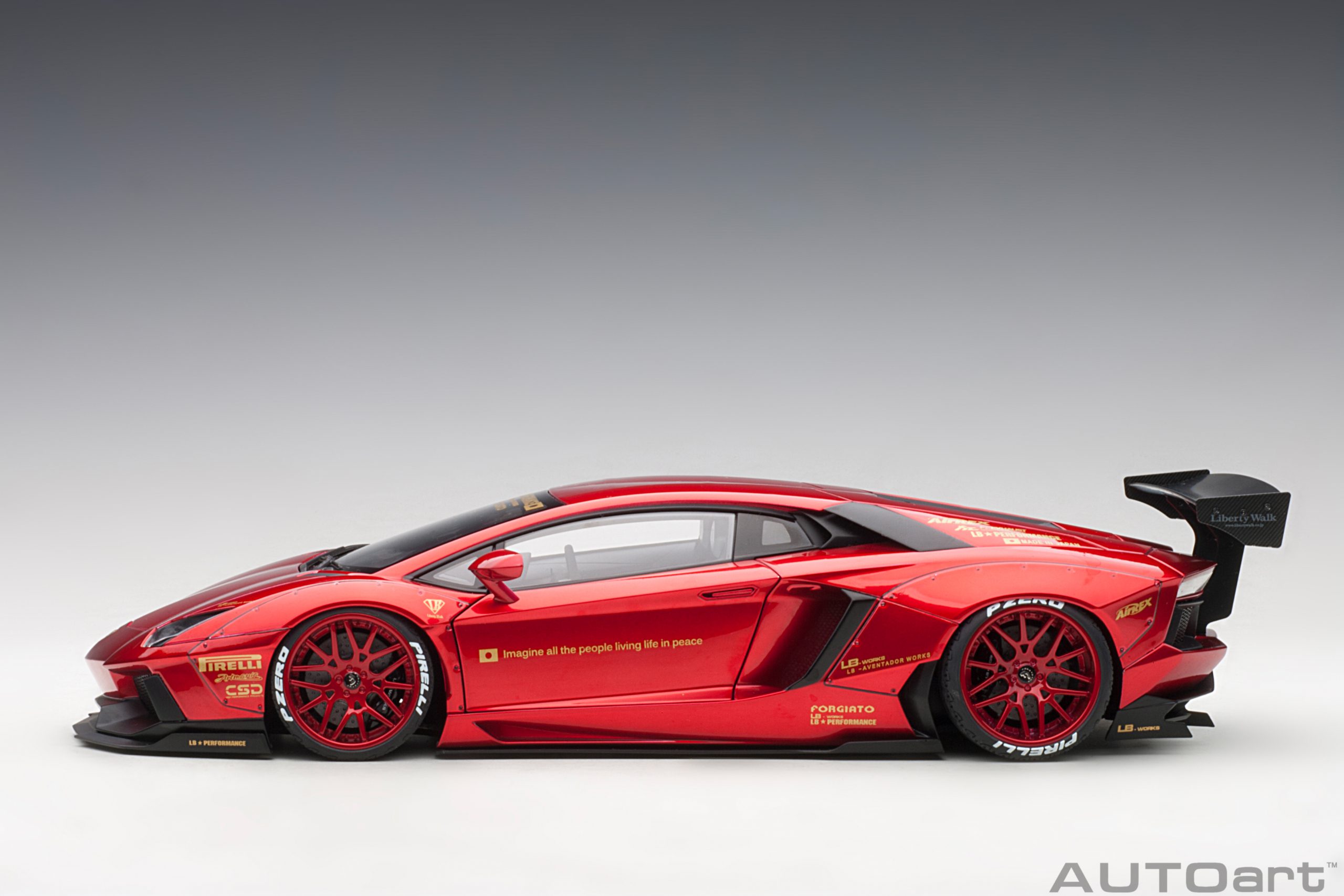 Lamborghini Aventador LB-Works - Metallic Rot - (79109)