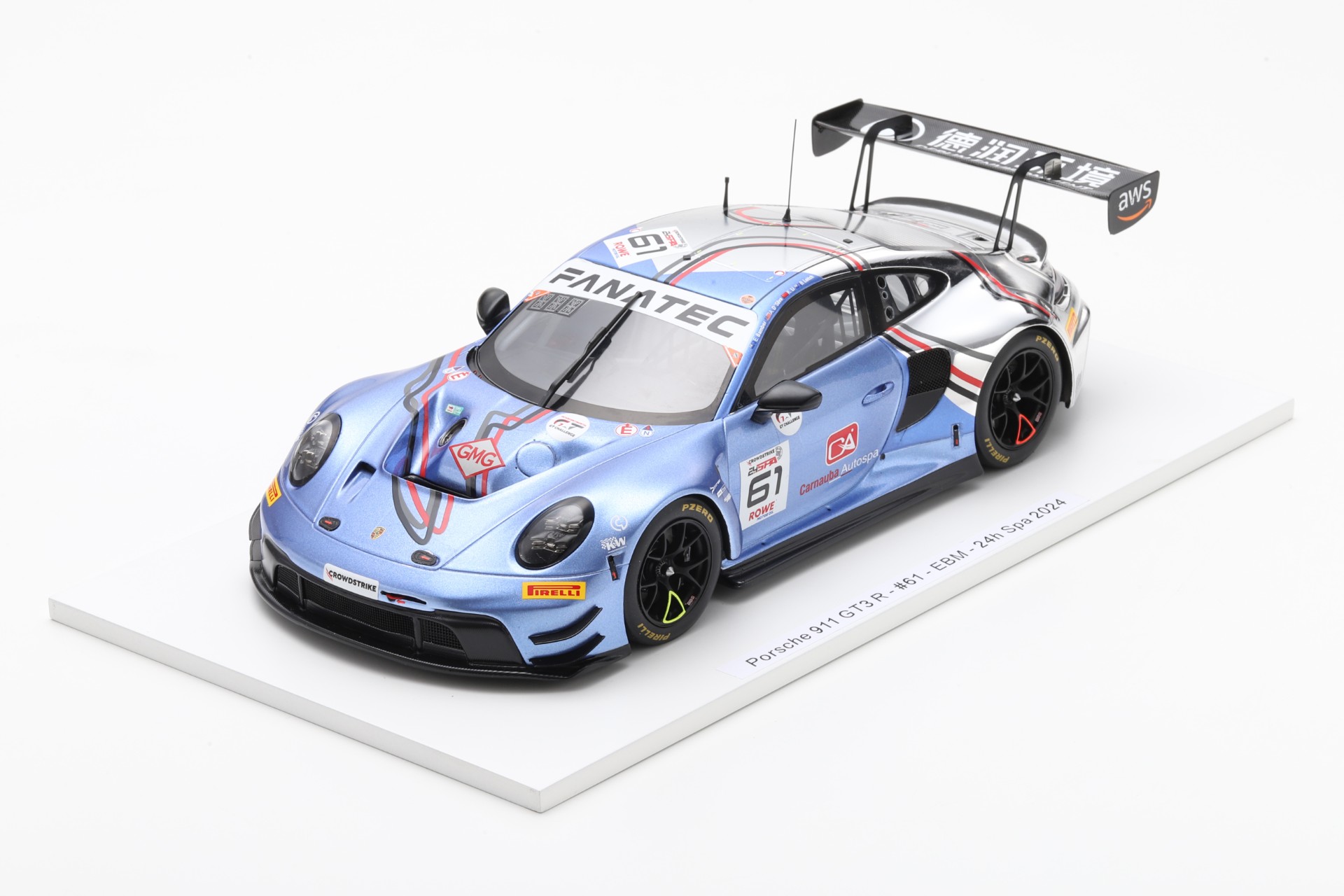Porsche 911 GT3 R - #61 - EBM Motorsport - 24H Spa 2024 - (FF051)