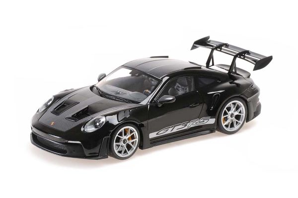 Porsche 911 (992) GT3 RS - Schwarz mit silbernen Felgen - (155032231)