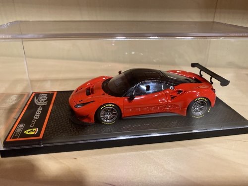 Ferrari 488 GT3 - Rosso Scuderia - Carbon Dach - Limit 24 Stück - (BBRC180RSCF)