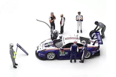 Figuren Set - Le Mans Porsche Pit Crew 2018 - (43AC012)