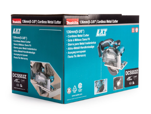 Makita DCS552 LXT 18V Metal Cutting Circular Saw 136mm (Body Only)